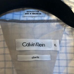 Men’s Calvin Klein button down, slim fit, XL